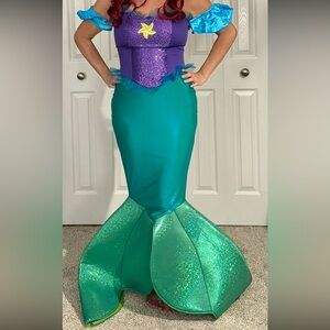 Mermaid Princess Costume - Purple and Green